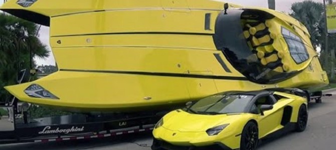 ランボルギーニのボートがかっこよすぎ！2700馬力のモンスターマシン！