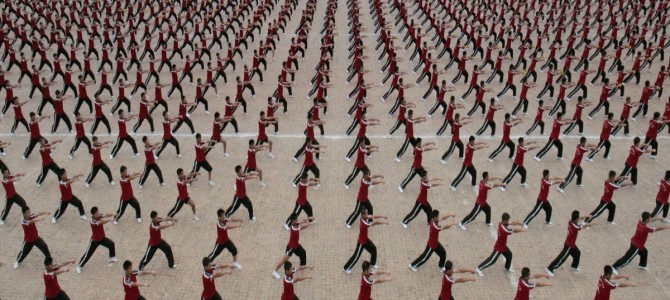 少林寺拳法の学生たち36,000人による演舞が素晴らしい！