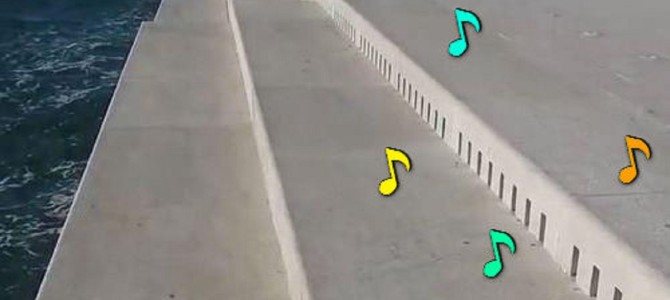 海の波を利用した「海のオルガン」の奏でる音が美しい！