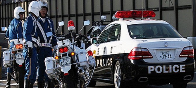 交通違反を未然に防いでくれた親切な白バイ隊員！