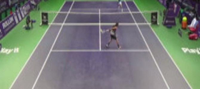 まるでテニスの王子様！？ダスティン・ブラウン選手が放つ、背面ボレーが神技すぎる