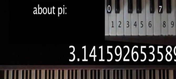 円周率「3.1415…」を鍵盤に置き換えて演奏したら、予想以上に美しいメロディーで驚き！