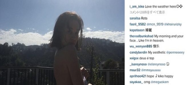 水原希子さんが、バスタオル姿のセクシーショットをInstagramで公開