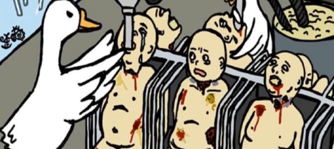 もし人間と動物の立場が逆だったら。。？ショッキングな風刺画40枚