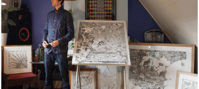 地図オタクによる１０年の歳月をかけた地図アートがすごすぎる！