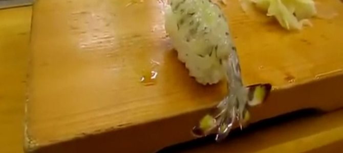 「活き」の良すぎる寿司に外国人衝撃！