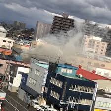 北海道札幌市中央区北１条東で火事