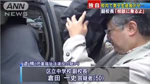 【東京・墨田区の区立中学の副校長】倉田一史 顔画像や動機は？盗撮？？