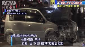 【オウム死刑の報復】日下部和博(くさかべ かずひろ)容疑者を逮捕 竹下通りで無差別テロ事件