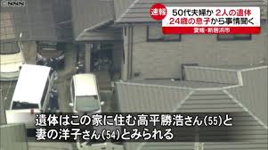 愛媛県新居浜市高木町の住宅で殺人事件