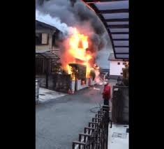 広島市東区福田で火事