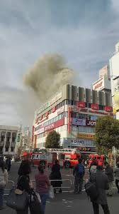 埼玉県蕨市塚越にある蕨駅前で火事 パチンコ店「エンジェル」から出火