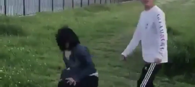 葛飾区で女の子いじめ暴行動画されたと思われる暴行動画が拡散