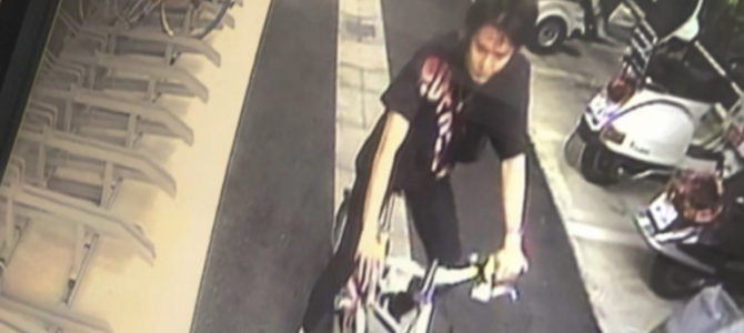 男が駐輪場のバイクを次々に倒していく動画がTwitter上で拡散！犯人の名前は工藤聖夜？