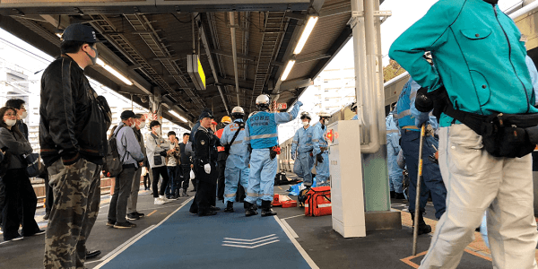 JR神戸線の垂水駅人身事故