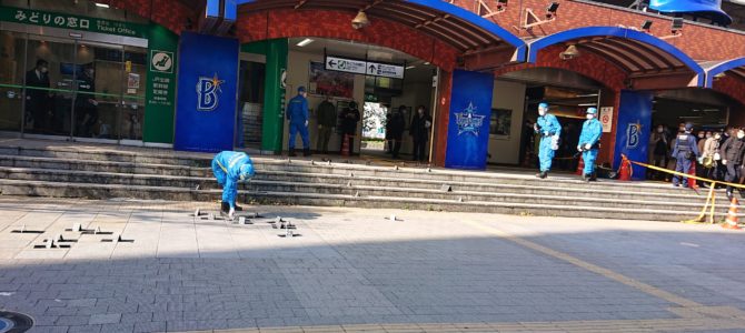 神奈川県横浜市中区のJR関内駅付近で殺人事件