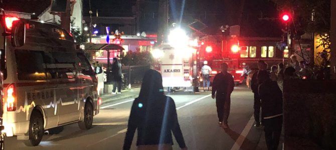 JR神戸線の土山駅~魚住駅間で人身事故 JR神戸線の土山駅~魚住駅間で人身事故