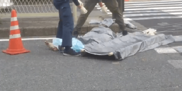 大阪府住吉区長居で歩行者がダンプカーにはねられる死亡事故