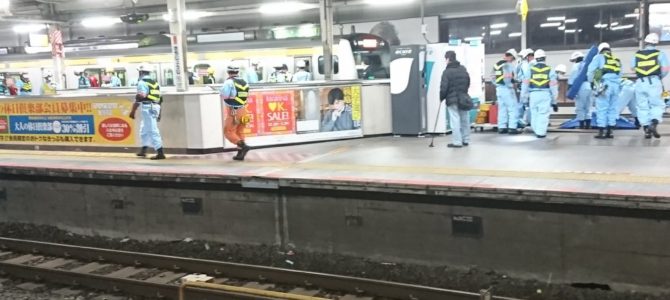 中央線の吉祥寺駅で人身事故
