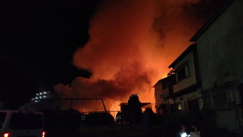 奈良県奈良市で住宅火災