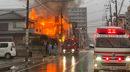 千葉県　八千代市で火災