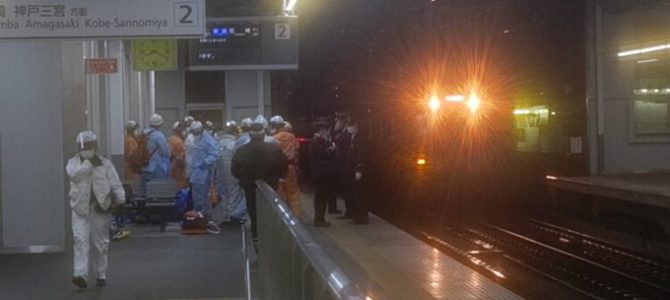 近鉄奈良線で人身事故