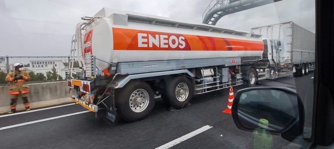 圏央道　白岡JCT付近で事故