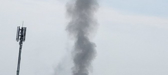 奈良 橿原市曽我町付近で火事