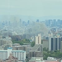 大阪府 吹田市で火事