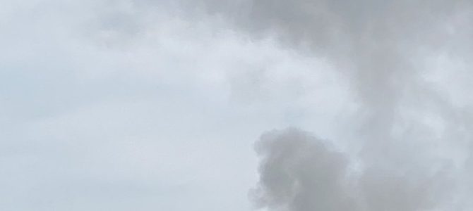 名古屋市中川区付近で火事 名古屋市中川区付近で火事