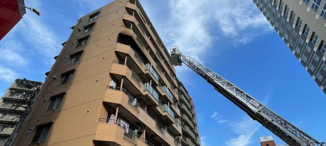 東京都豊島区東池袋で火事 東京都豊島区東池袋で火事