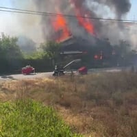 石川県加賀市 山代温泉桔梗ヶ丘3丁目付近で火災 石川県加賀市 山代温泉桔梗ヶ丘3丁目付近で火災