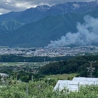 長野 駒ヶ根市赤穂付近で火事