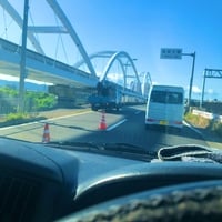 大阪中央環状線（中環）　 摂津市鳥飼大橋付近で事故