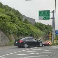 神奈川県横浜市　保土ヶ谷バイパス 本村ICで事故
