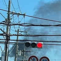 大阪市生野区巽西付近で火事発生 大阪市生野区巽西付近で火事発生
