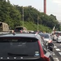 第三京浜　港北IC付近で事故