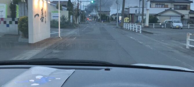 宮崎県都城市蓑原町で火事！