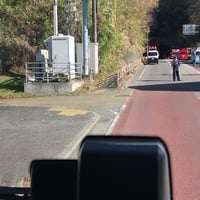 国道246号線　秦野～伊勢原間 善波トンネル付近で事故！