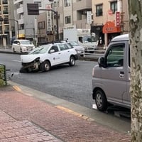 東急池上線 雪が谷大塚駅付近　中原街道で事故