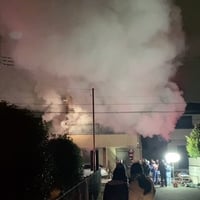 埼玉県草加市長栄町で火事