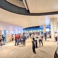 福岡市博多区「ららぽーと福岡」で火事