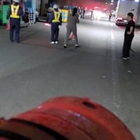 大阪府大阪市福島区　大阪市中央卸売市場付近で火事！