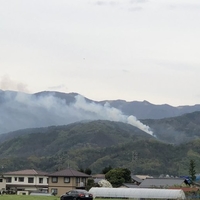 長野県松本市中山上和泉付近で火事
